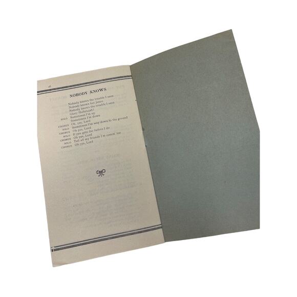 Fontainebleau School For Americans Song Sheet Lyric Booklet J Hunots Printing Co - Picture 6 of 6